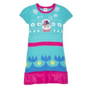 Trolls Girl's Poppy Sweater Knit Dress NWT